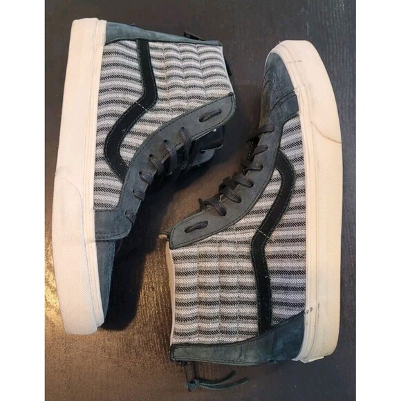 VANS SK8 CALIFORNIA Hi Top ZIP Italian Weave Skate Shoes Men's 8.5 Wmns 10 Zip - Picture 5 of 7